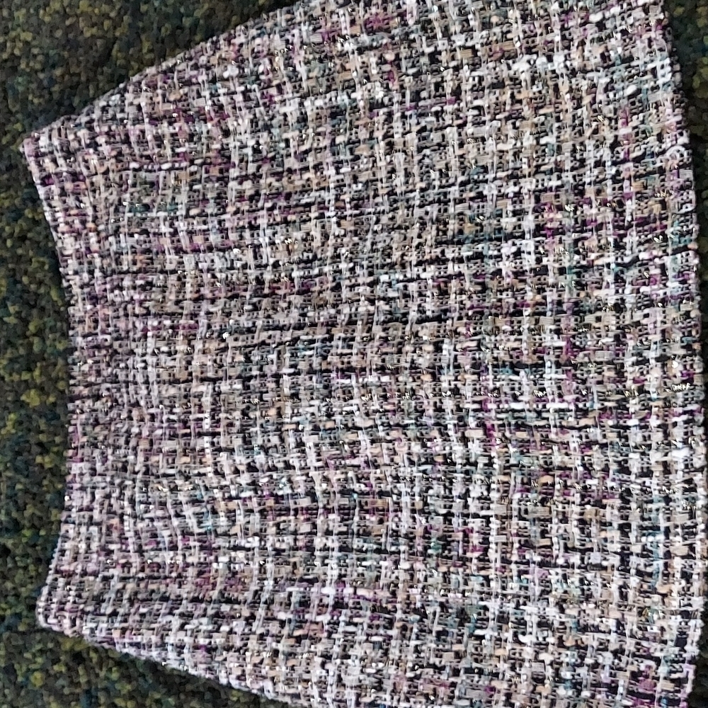 🌴FINAL SALE Ann Taylor Petite Tweed Skirt Size 6P NEW - Picture 5 of 13